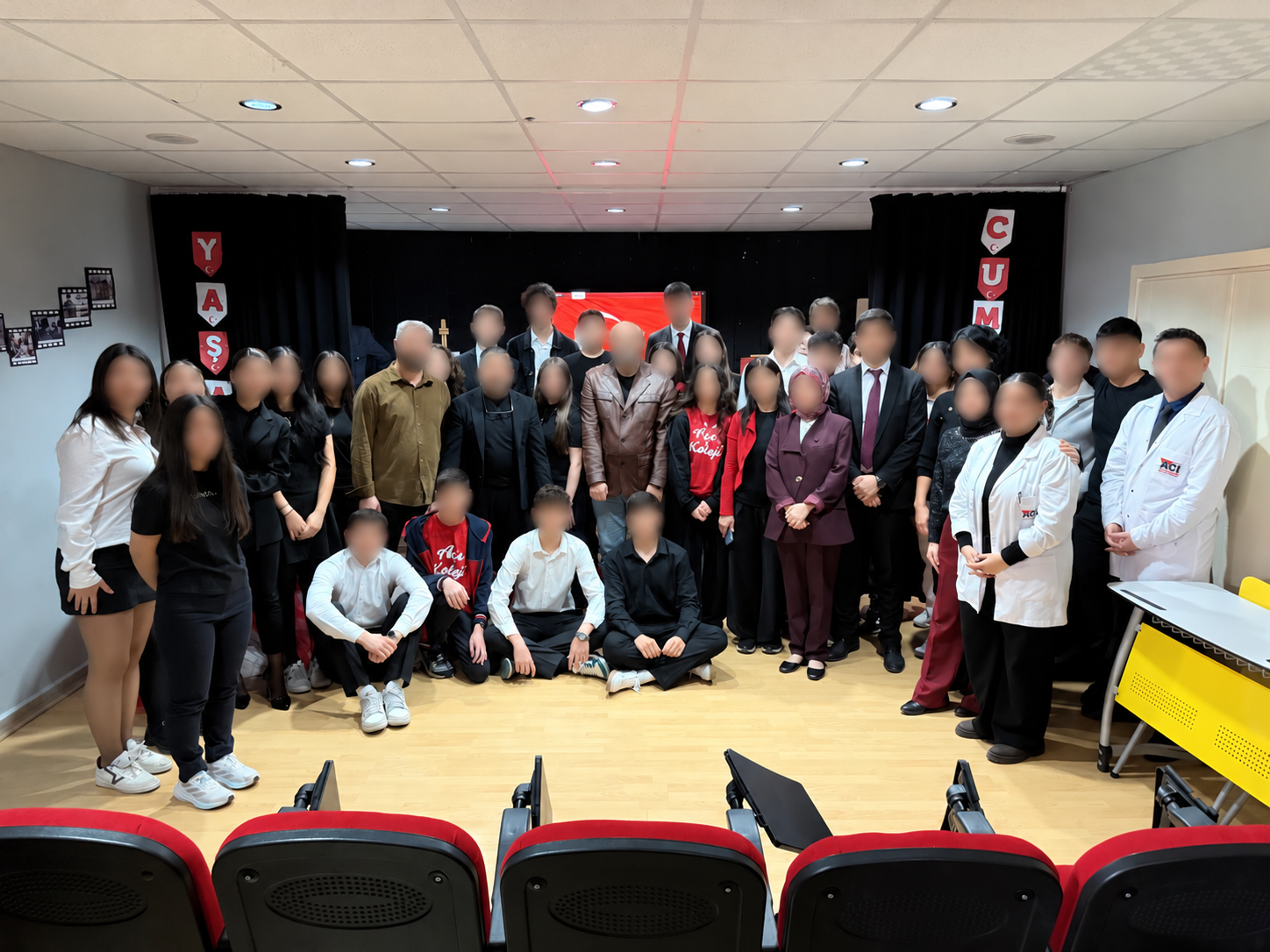 Açı Anadolu Lisesi 29 Ekim kutlamalarından fotoğraflar