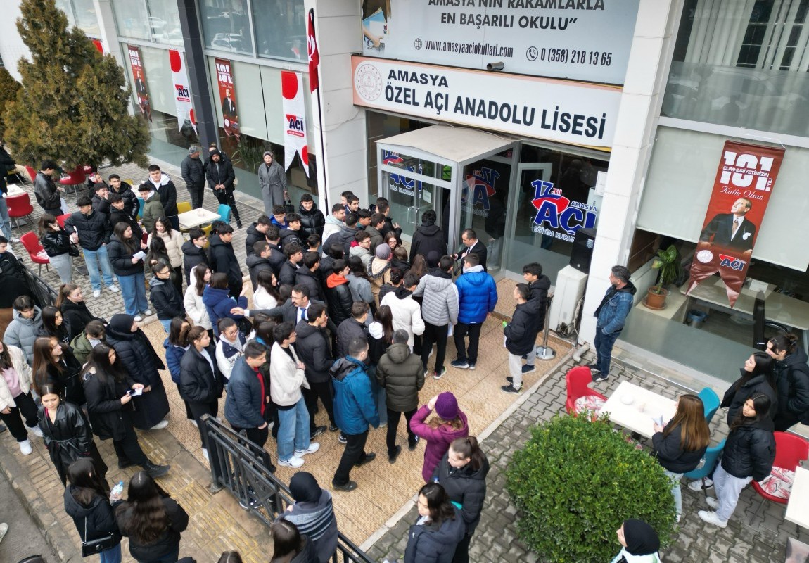 AÇI'DA BURSLULUK SINAVI HEYECANI