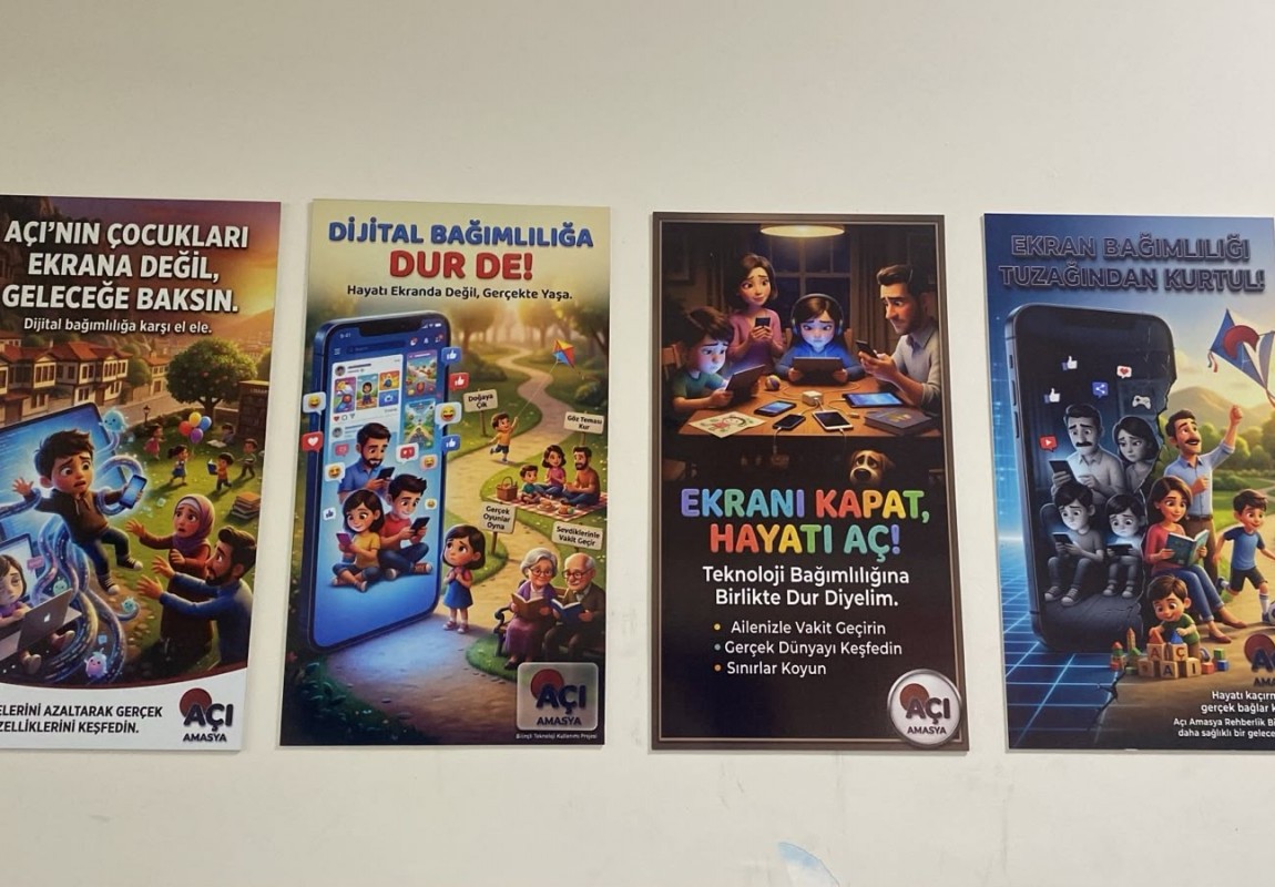 Amasya Açı Kolejinde Dijital Bağımlılık Farkındalık Etkinlikleri Düzenlendi