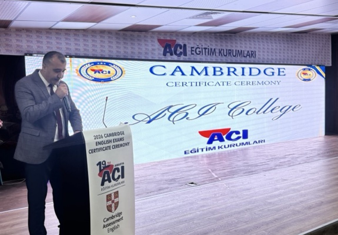 Amasya Açı’da Cambridge English Exams 2026 Sertifika Töreni Gerçekleştirildi