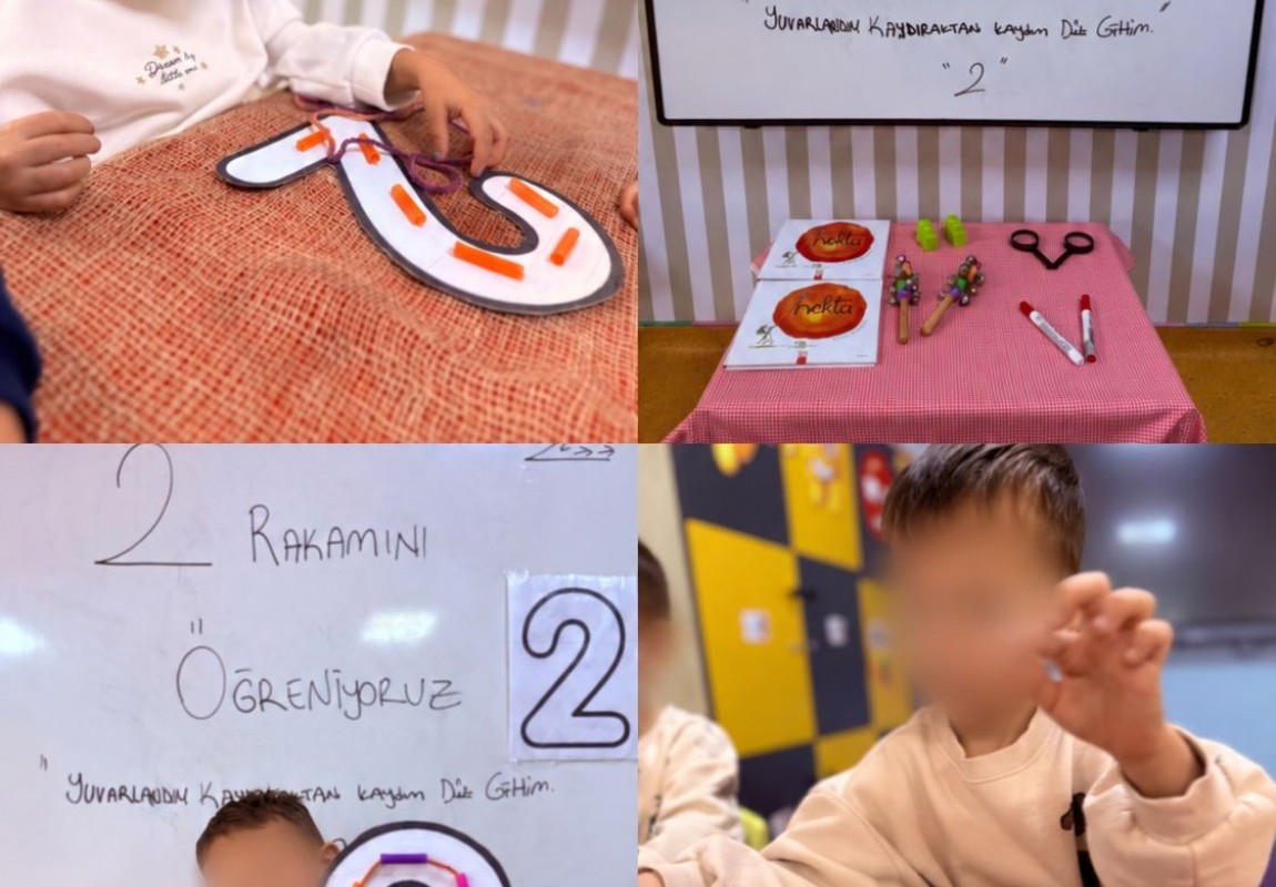 2 Rakamını Eğlenceli Bir Etkinlikle Pekiştirdik